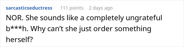 Reddit comment reacting angrily after woman throws away boyfriend&rsquo;s homemade dinner causing relationship fallout.
