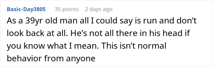 Comment from user Basic-Day3805 expressing concerns about jealous boyfriend&rsquo;s abnormal behavior and advising to avoid him.