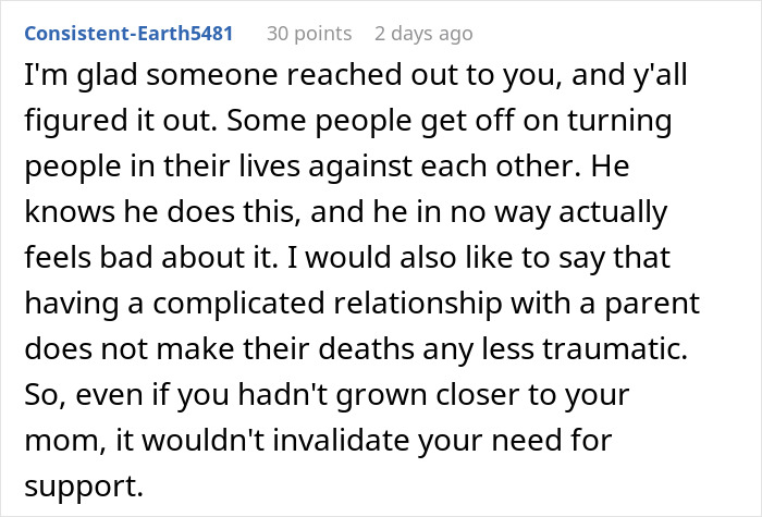 Text post about a woman facing double heartbreak after her mother&rsquo;s death reveals her boyfriend&rsquo;s true character.