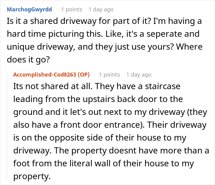 Neighbors dispute over driveway boundaries with woman reclaiming what belongs to her property.