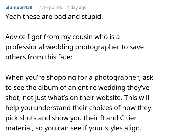 Bride slams $3K wedding photographer, says dog with a GoPro would have taken better wedding photos.