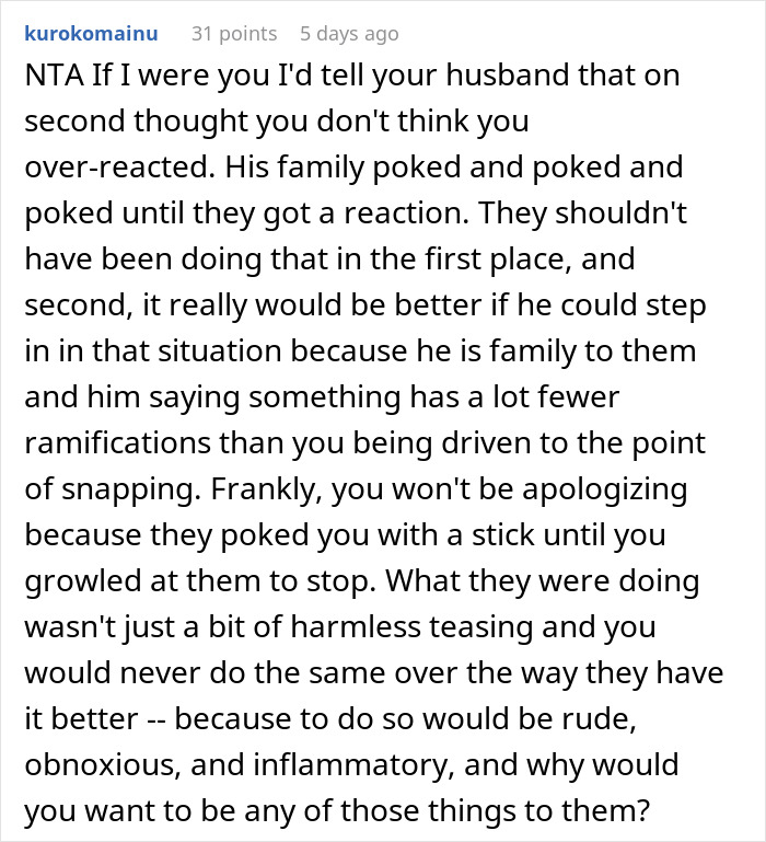 Working mom responds to in-laws who think she has it easy with once-a-week daycare challenges. - 37