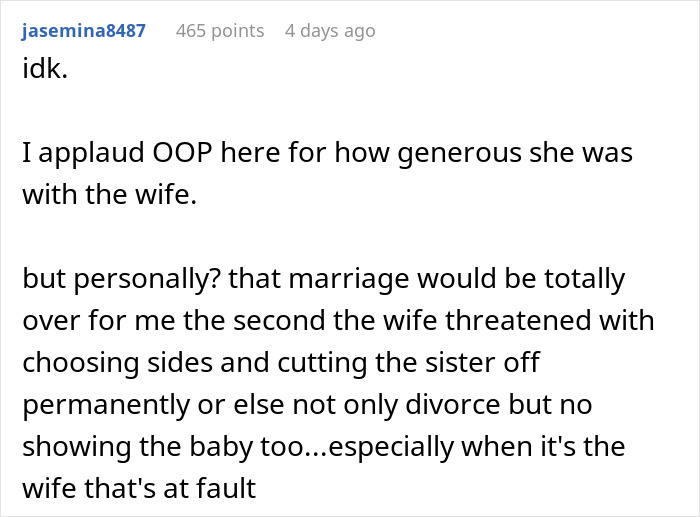 Woman needing family support after devastating news faces drama from sister-in-law feeling outshined and causing conflict.