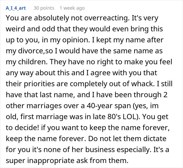 Woman Doesn’t Get What Her Last Name Has To Do With Ex Not Being Able To Get Married Again Woman Doesn’t Get What Her Last Name Has To Do With Ex Not Being Able To Get Married Again