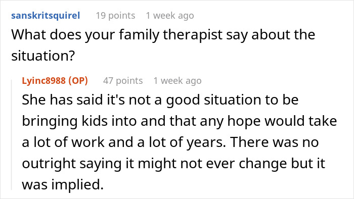 Reddit conversation about a man trying to win over fiancee&rsquo;s kids for years and considering breaking up.