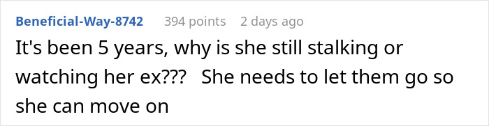 Comment on a forum discussing a woman refusing to cancel her daughter&rsquo;s dream wedding venue due to sister&rsquo;s cheating ex.