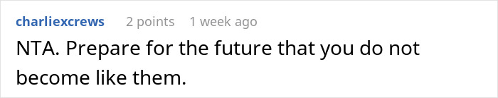 Comment on a forum about elderly parents expecting daughter support after losing savings on bad business schemes. Comment on a forum about elderly parents expecting daughter support after losing savings on bad business schemes.
