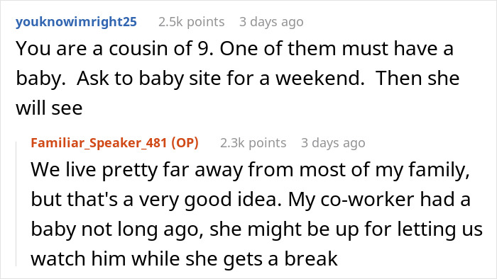 Text conversation about babysitting suggestions amid relationship tension from woman's warning on clean toddlers.