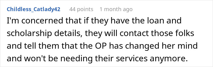 Screenshot of a Reddit comment discussing concern about a man getting sick every time he eats food his dad has touched.