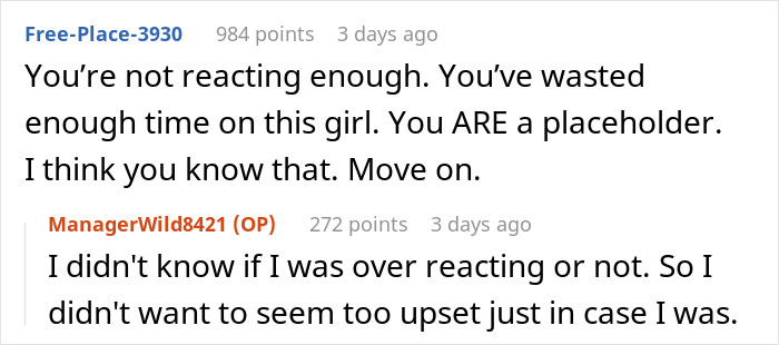 Online conversation showing a man upset after his dream proposal ends in heartbreak over desire for a rich husband, not hardworking partner. Online conversation showing a man upset after his dream proposal ends in heartbreak over desire for a rich husband, not hardworking partner.