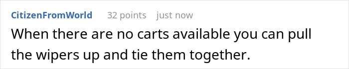Person Leaves Mall But Finds Their Car Parked In, Gets Ice-Cold Revenge On Jerk Who Did It Person Leaves Mall But Finds Their Car Parked In, Gets Ice-Cold Revenge On Jerk Who Did It