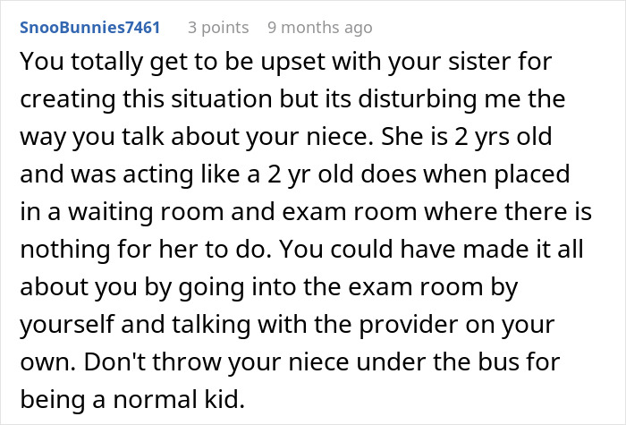 Man taking his 2YO niece to doctor appointment after sister fails to get a babysitter, dealing with toddler behavior in waiting room.