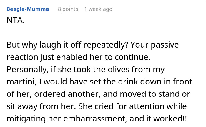 Text post showing a woman expressing frustration over a coworker repeatedly helping herself to her food.