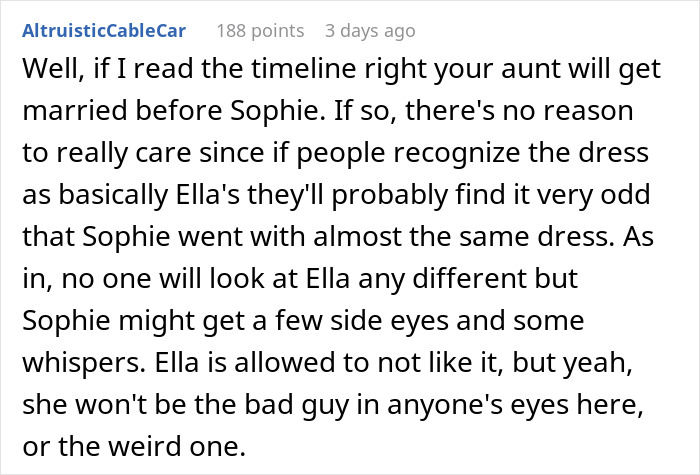 Woman confronting brother&rsquo;s fianc&eacute;e for copying her wedding dress in a tense family confrontation about wedding dress similarity
