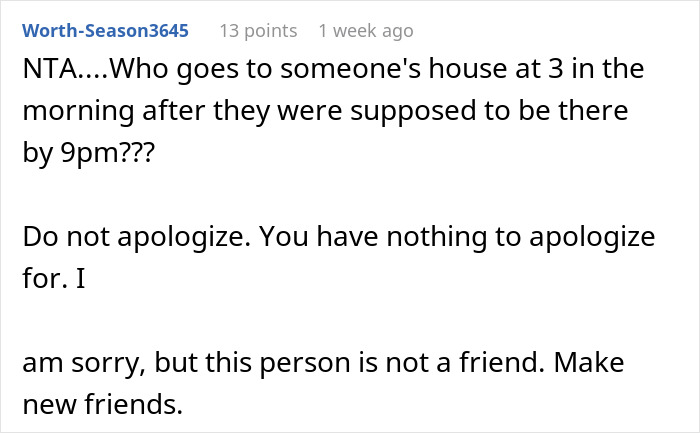 Teen confused why not welcome at best friend's door early morning, highlighting friendship and boundaries issues.