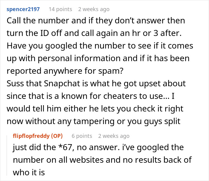Reddit users discuss suspicious fianc&eacute; text and potential cheating signs, urging mom-to-be to trust her gut feelings.