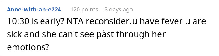 Screenshot of a Reddit comment discussing relationship doubts related to a man expecting special treatment from his girlfriend.