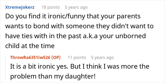 Reddit comments discussing estranged dad with cancer wanting to reconnect with daughter he disowned.