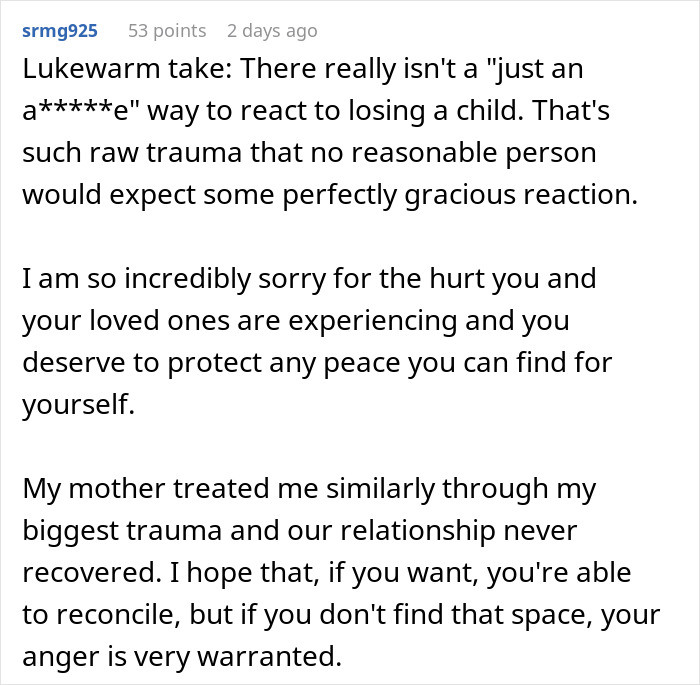 Woman appalled by dad’s reaction to her giving birth, coping with grief and trauma of losing child. Woman appalled by dad’s reaction to her giving birth, coping with grief and trauma of losing child.