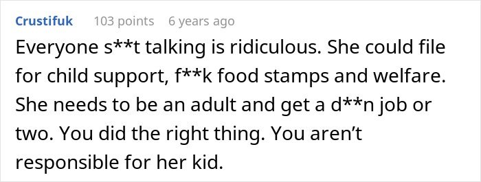 Screenshot of a forum comment discussing a dad confessing why he called CPS on his teen daughter.
