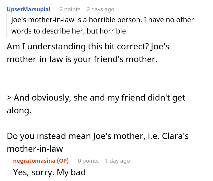 Discussion about a mother-in-law conflict and confrontation involving two amazing drag queens at a wedding.