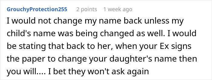 Woman Doesn’t Get What Her Last Name Has To Do With Ex Not Being Able To Get Married Again Woman Doesn’t Get What Her Last Name Has To Do With Ex Not Being Able To Get Married Again