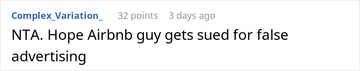 Comment on a forum post discussing an Airbnb host upstairs calling neighbor&rsquo;s patio refusal discrimination.