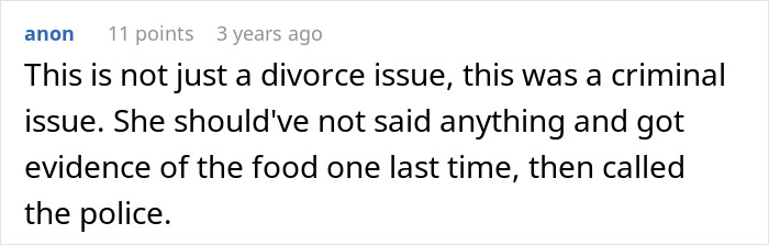 Comment on a forum discussing a man doubting his mom&rsquo;s poisoning accusations against his wife before the wife proves him wrong.