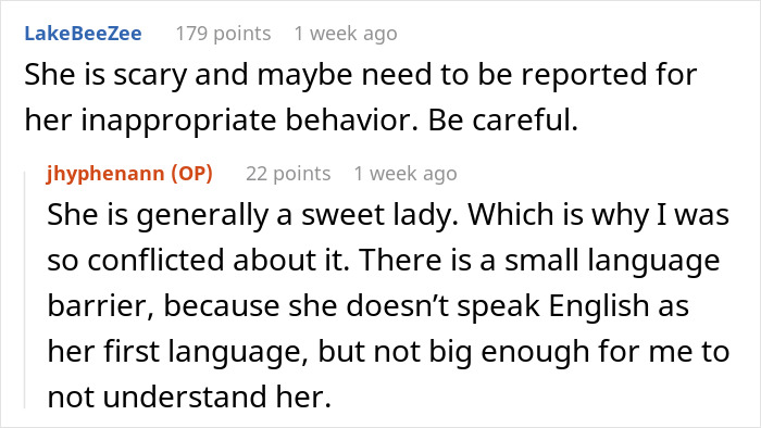 Comments showing a woman baffled by a psychiatrist's unhinged request and concerns about her behavior. Comments showing a woman baffled by a psychiatrist's unhinged request and concerns about her behavior.