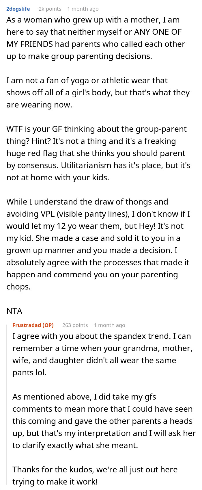 Parents Outraged As Single Dad Doesn&rsquo;t Consult Them Before Allowing His Daughter To Wear Thongs