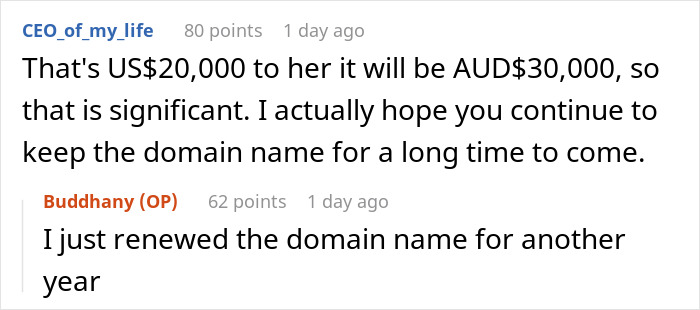 Reddit thread excerpt discussing a landlord creating a website in revenge after tenant quits paying rent and damages apartment.
