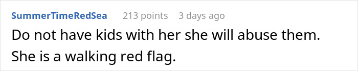 Online comment about parenting concerns, highlighting a warning that there&rsquo;s no such thing as a clean toddler.