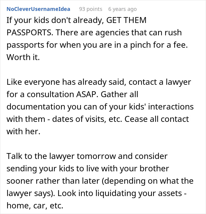 Advice on getting passports and legal help for a widow wanting to move back to her home country with her kids.
