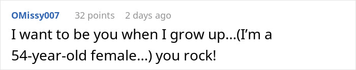 Comment on social media post praising someone, expressing admiration and wanting to be like them, mentioning age and complimenting their impact. Comment on social media post praising someone, expressing admiration and wanting to be like them, mentioning age and complimenting their impact.