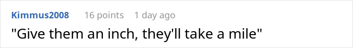 Screenshot of an online comment expressing frustration after a couple agrees to host an old friend with wild requests. Screenshot of an online comment expressing frustration after a couple agrees to host an old friend with wild requests.