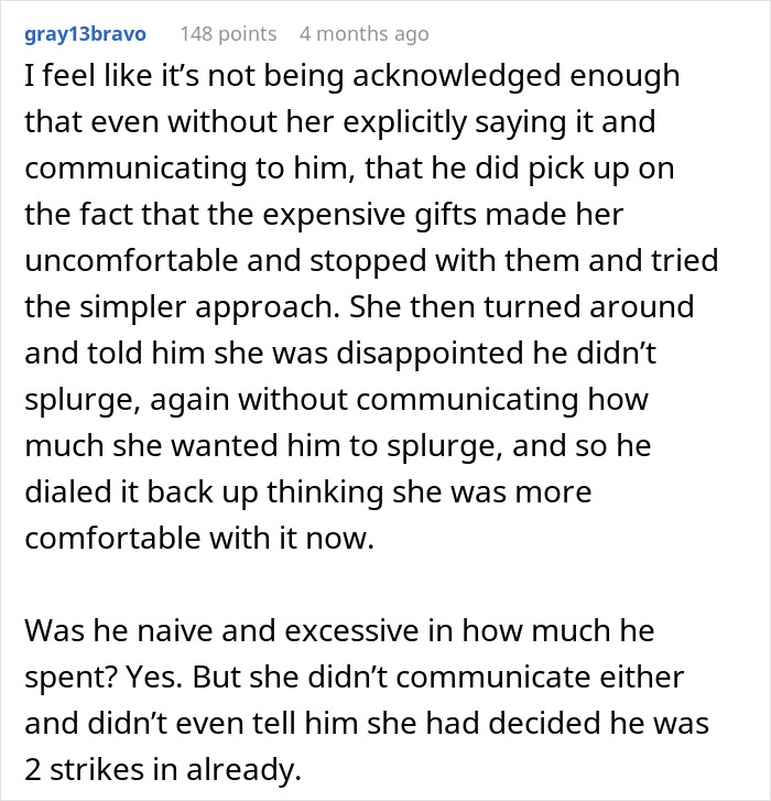 Rich Guy Buys GF A Bunch Of Expensive Stuff, Confused When She Gives Him A Reality Check