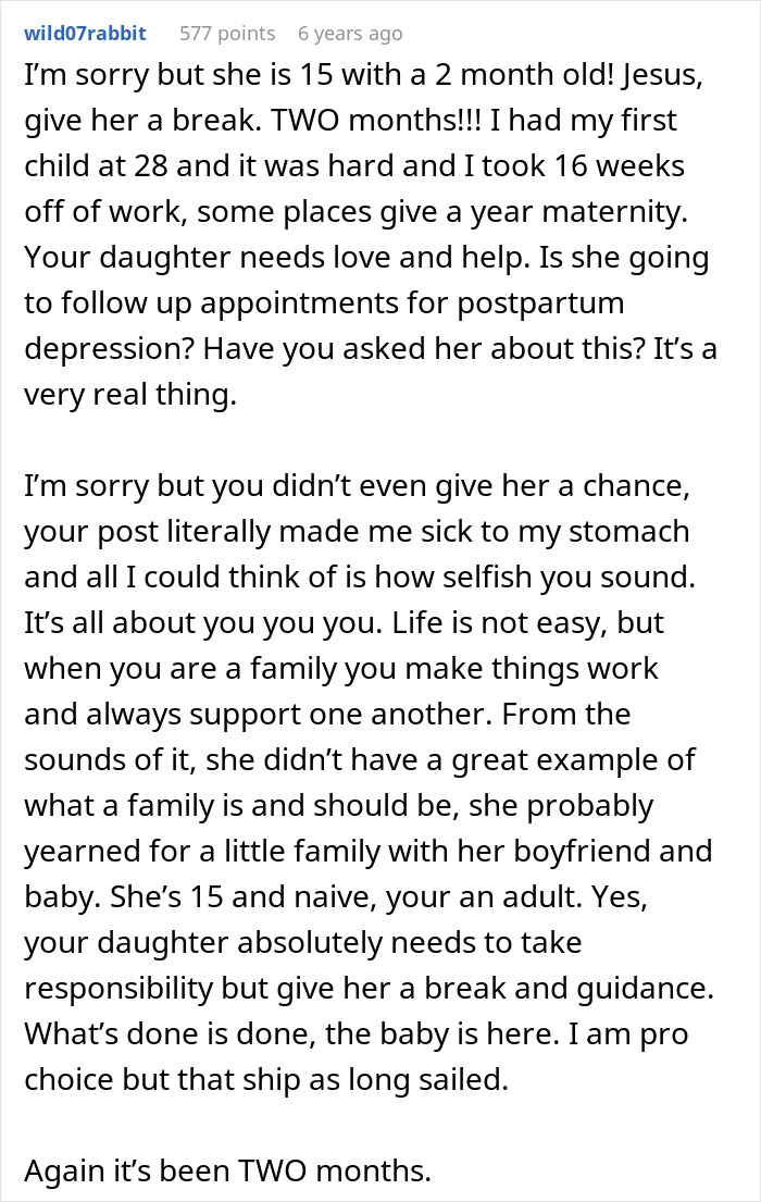 Comment expressing concern about a dad who called CPS on his teen daughter and the challenges she faces.