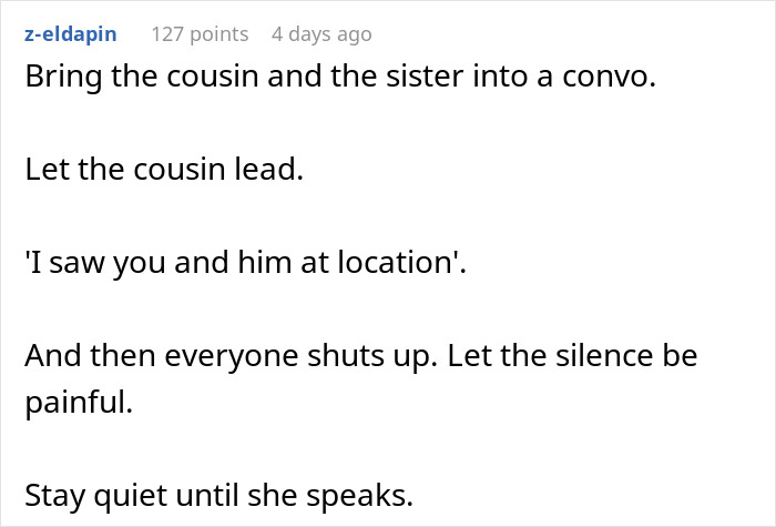 Text conversation about confronting twin sister and fianc&eacute;, capturing the bride&rsquo;s world crumbling after their secret is revealed.
