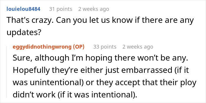Reddit conversation discussing a dodgy neighbor&rsquo;s anonymous notes trying to trick a woman out of her parking spot.