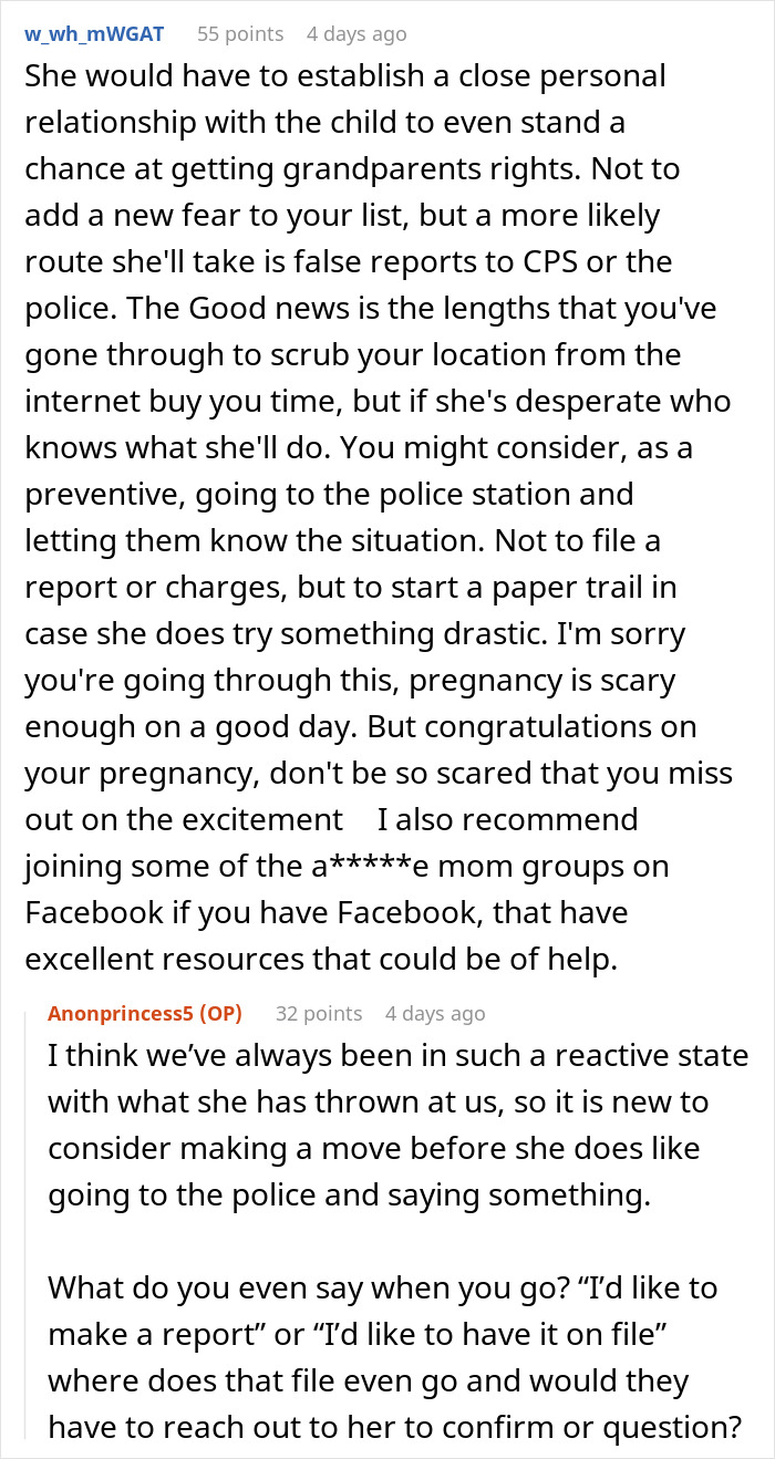 Screenshot of a discussion about a woman convinced her MIL was poisoning her and fears pregnancy may change everything. Screenshot of a discussion about a woman convinced her MIL was poisoning her and fears pregnancy may change everything.