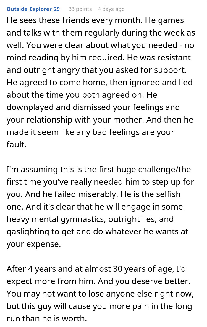 Alt text: Woman faces double heartbreak as mother&rsquo;s death reveals boyfriend&rsquo;s true character and causes emotional pain.