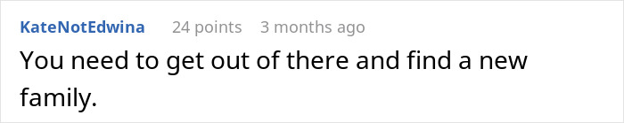 Comment on a forum post advising a 19-year-old nanny from abroad to leave her American family and find a new one due to food restrictions.