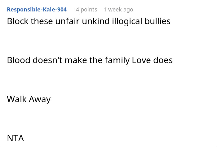 Comment on family support issues, addressing elderly parents expecting daughter to support after losing savings on bad business schemes. Comment on family support issues, addressing elderly parents expecting daughter to support after losing savings on bad business schemes.