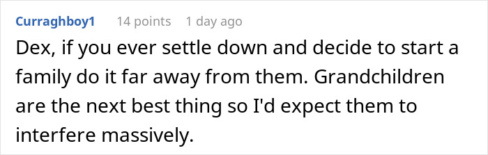 Screenshot of an online comment discussing parents who want kids but neglect the ones they already have. - 55