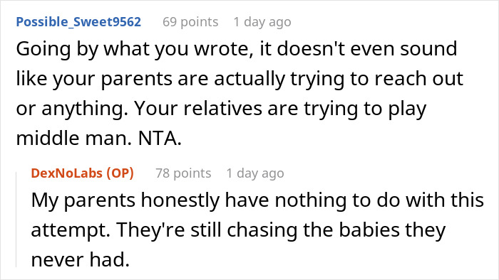 Reddit user discusses parents neglecting the child they had while fixated on wanting more kids. - 31