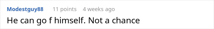 Screenshot of a Reddit comment expressing refusal to help with customer demands involving Instacart shopper dragging water up 17 floors.