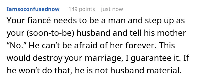 Comment on woman saying no to future MIL&rsquo;s temporary stay, facing backlash before marriage starts.