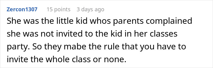 Screenshot of an online comment discussing a coworker being reported to HR for not inviting another to a wedding.