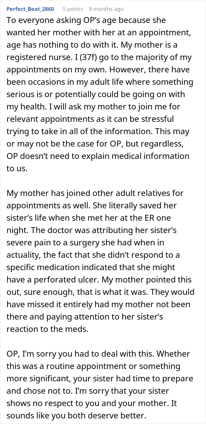 Man taking his 2-year-old niece to a doctor appointment after sister fails to get a babysitter for the child.