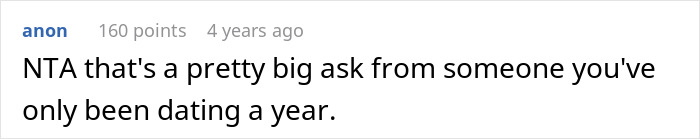 Screenshot of an online comment discussing a man refusing to remove a tattoo of his late son&rsquo;s name despite his girlfriend&rsquo;s concerns.